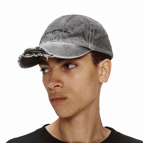 Washed Denim Cap 'Dark Grey'