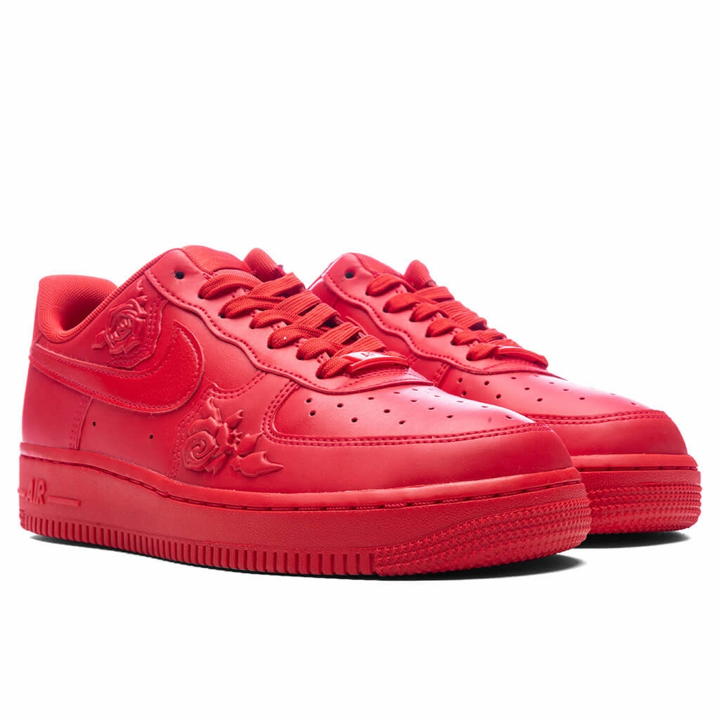 Women's Air Force 1 '07 'Red Roses' - University Red/University Red