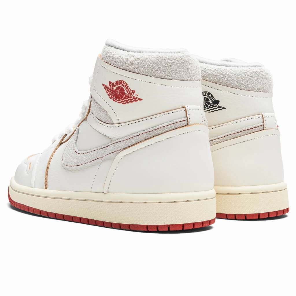 Women's Air Jordan 1 High OG 'Rare Air' - Sail/Cinnabar/Light Bone
