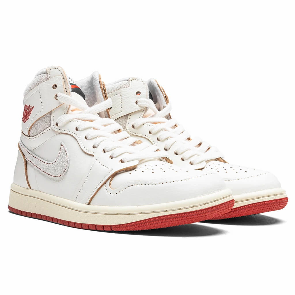 Women's Air Jordan 1 High OG 'Rare Air' - Sail/Cinnabar/Light Bone