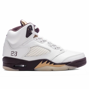 Women's Air Jordan 5 Retro 'Earth' - Earth/Metallic Gold/Sail/Muslin