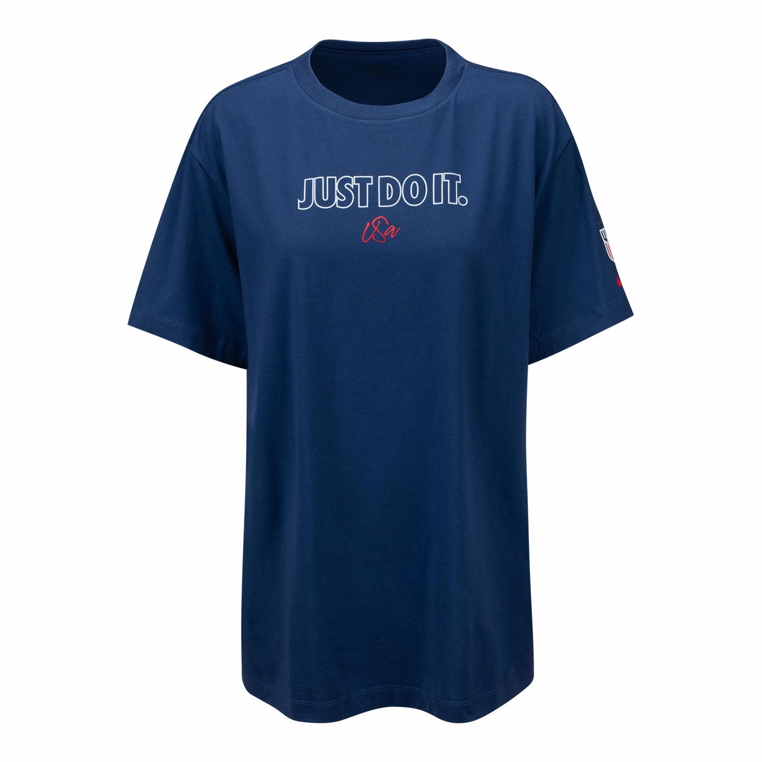 Women's Nike USA Just Do It Blue Tee