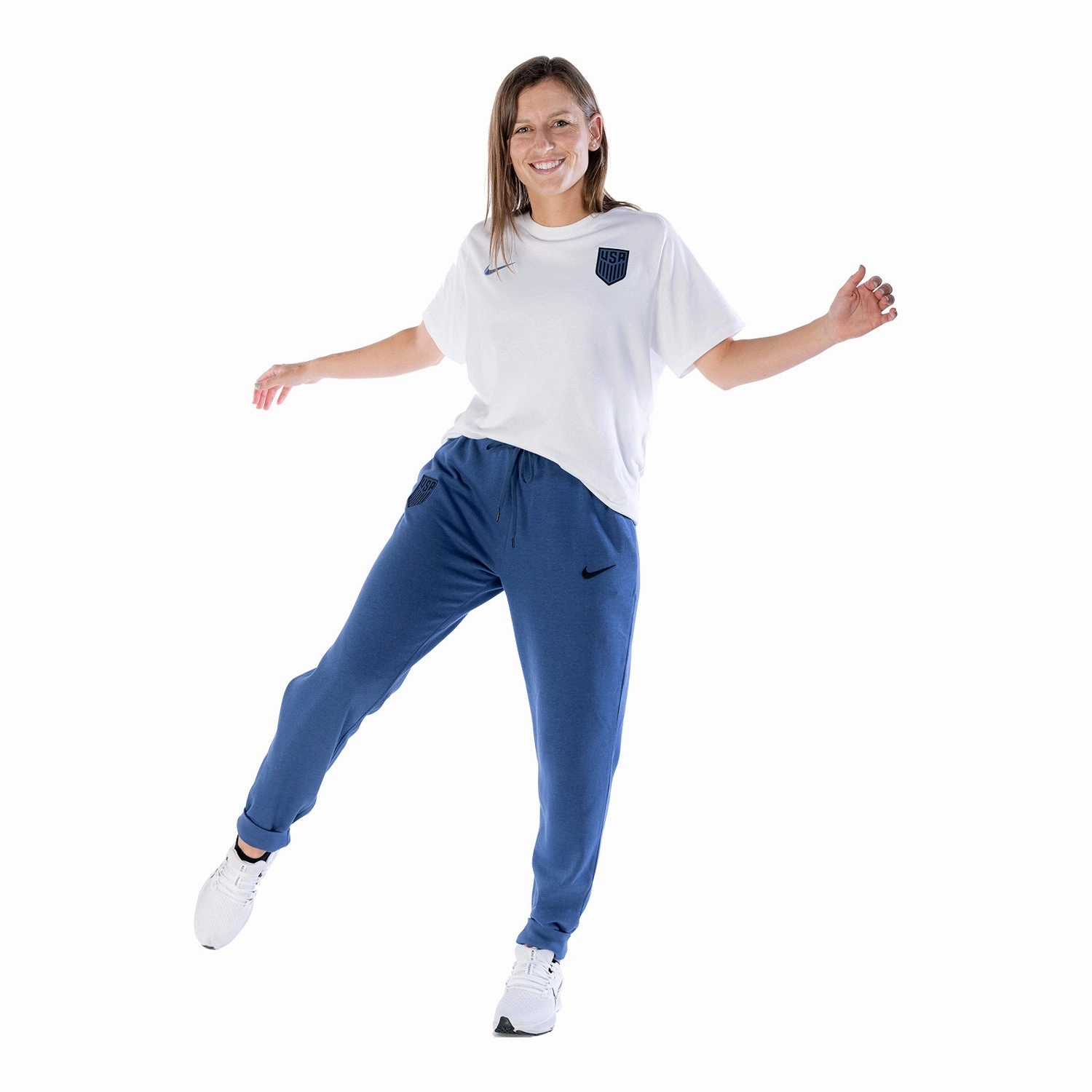 Women's Nike USA Travel White Tee