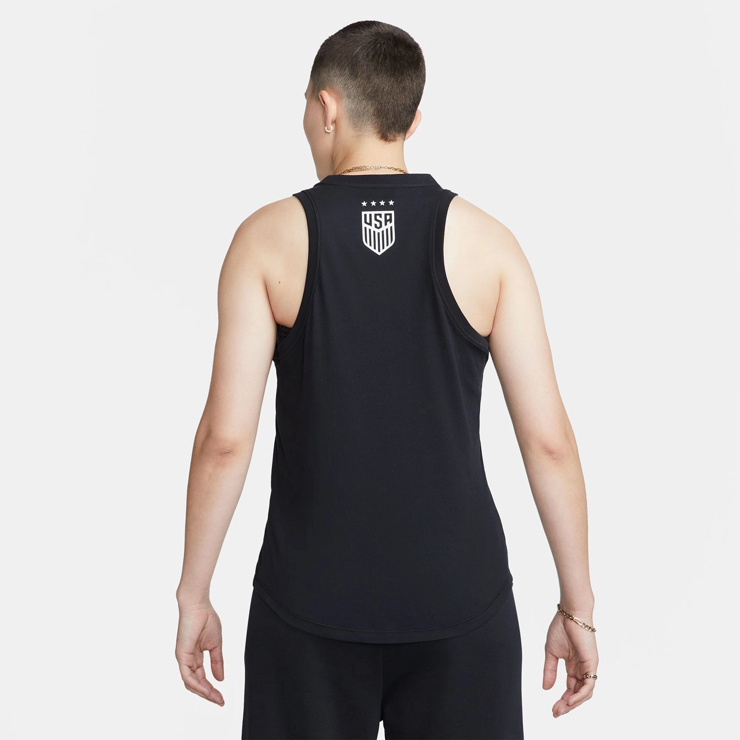 Women's Nike USWNT Futura Black Tank Top