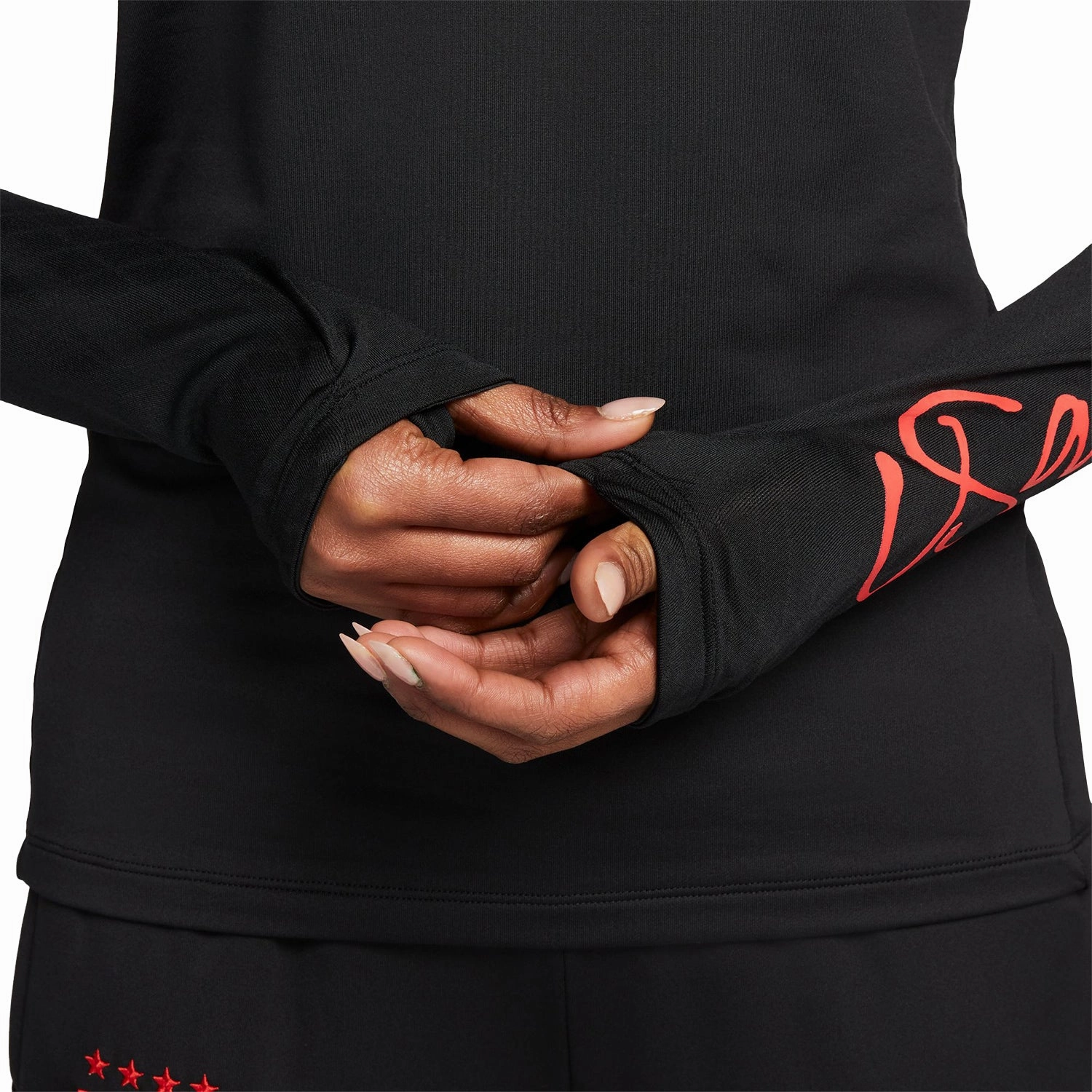 Women's Nike USWNT Strike Knit Longsleeve Black Tee