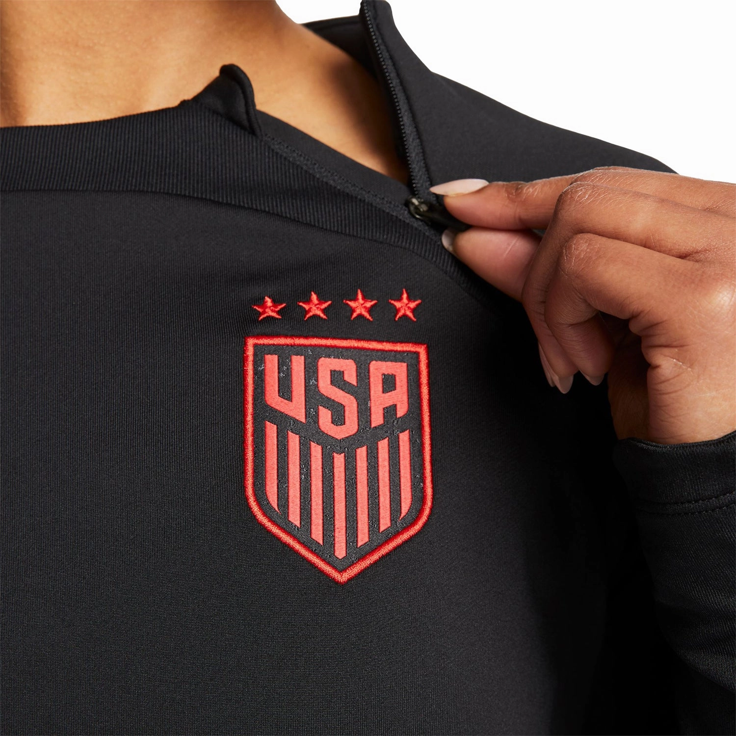 Women's Nike USWNT Strike Knit Longsleeve Black Tee