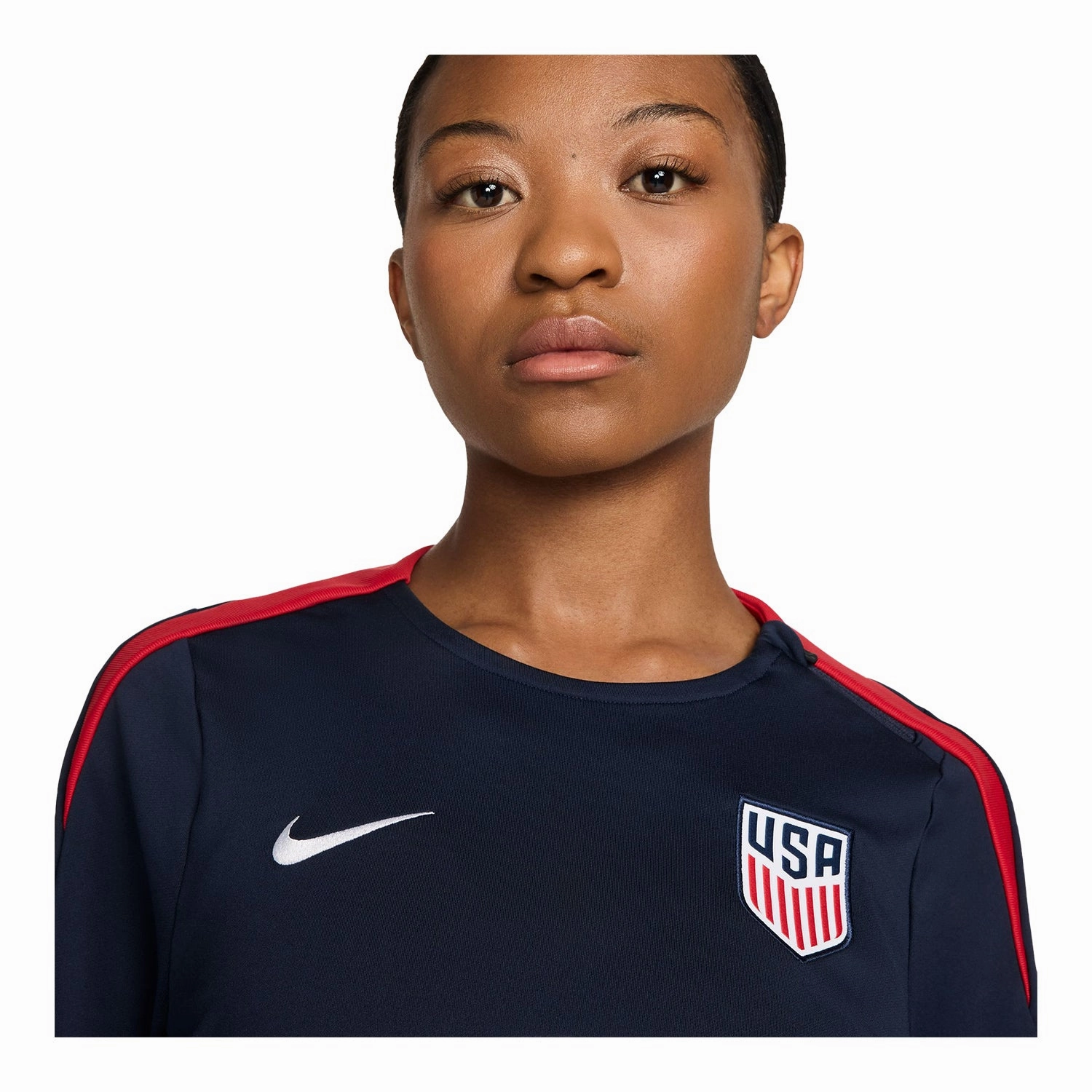 Women's Nike USWNT VW Strike Long Sleeve Navy Top