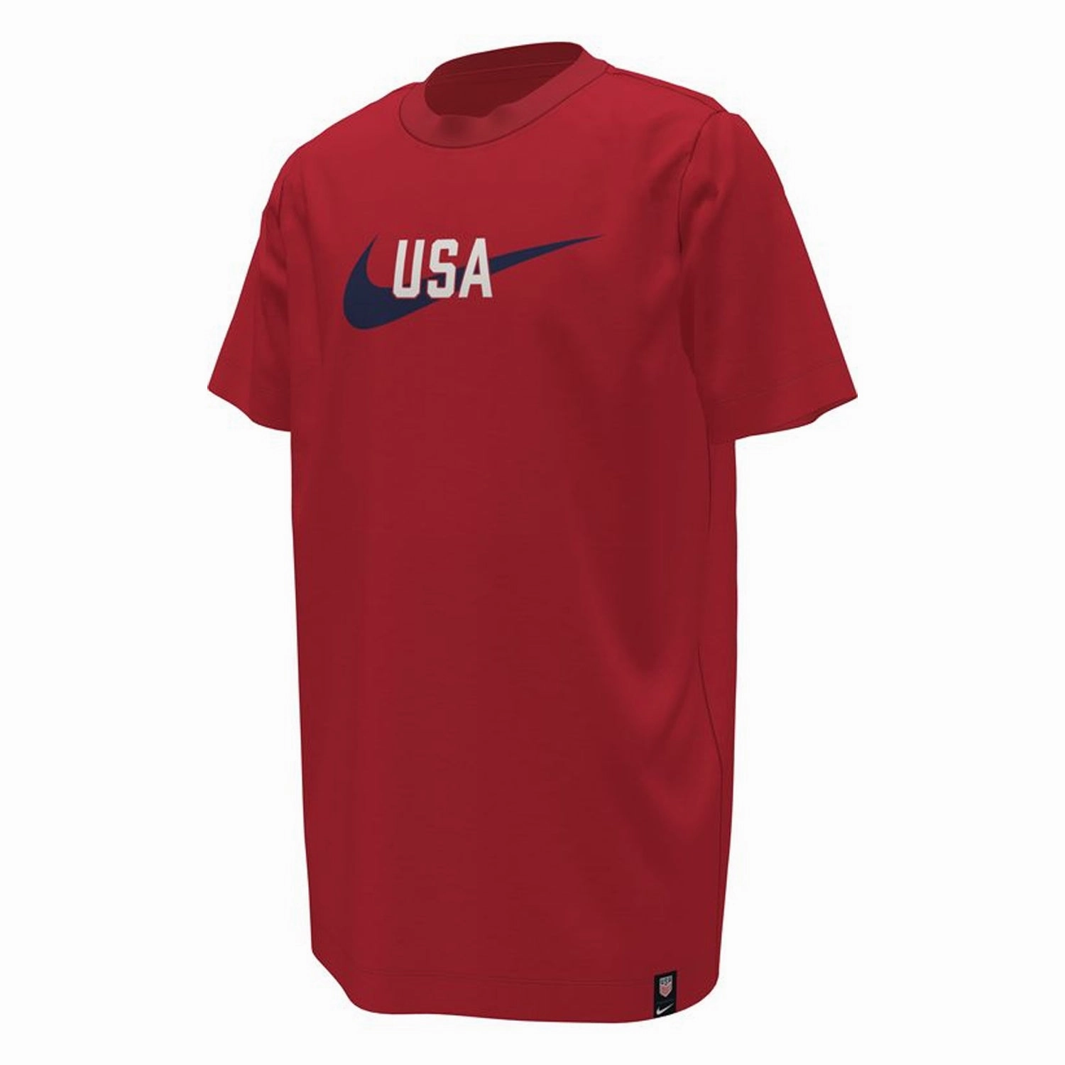 Youth Nike USA Swoosh Red Tee