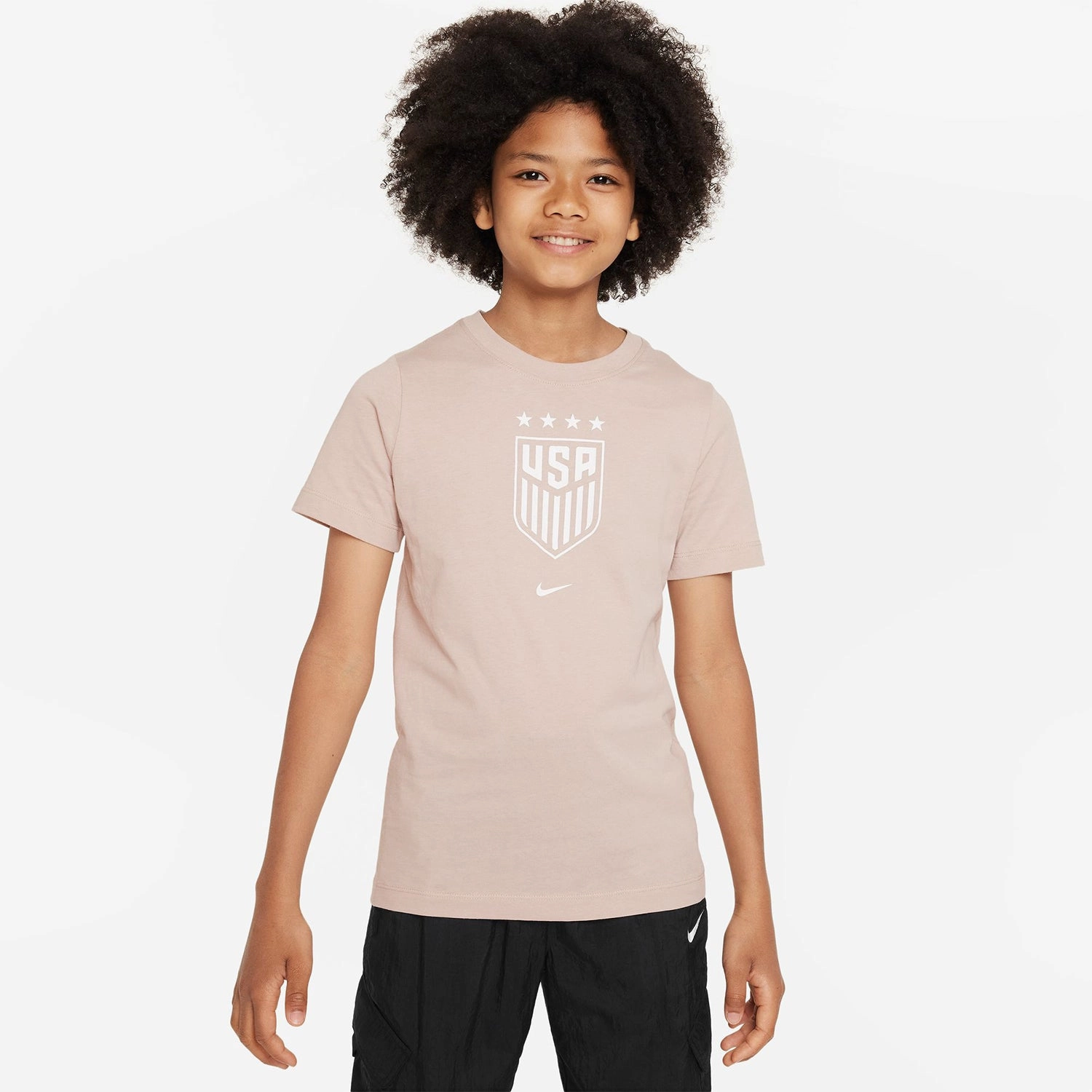 Youth Nike USWNT Crest Stone Tee