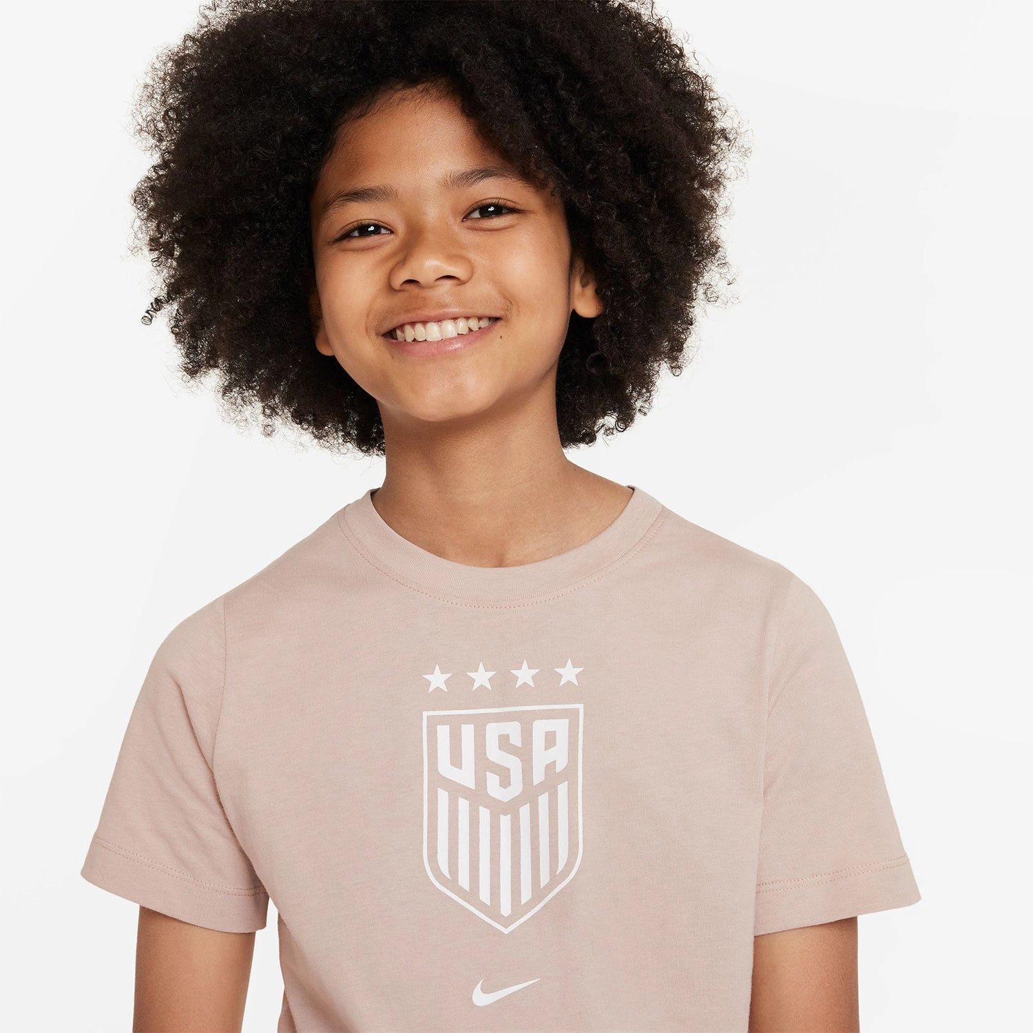 Youth Nike USWNT Crest Stone Tee